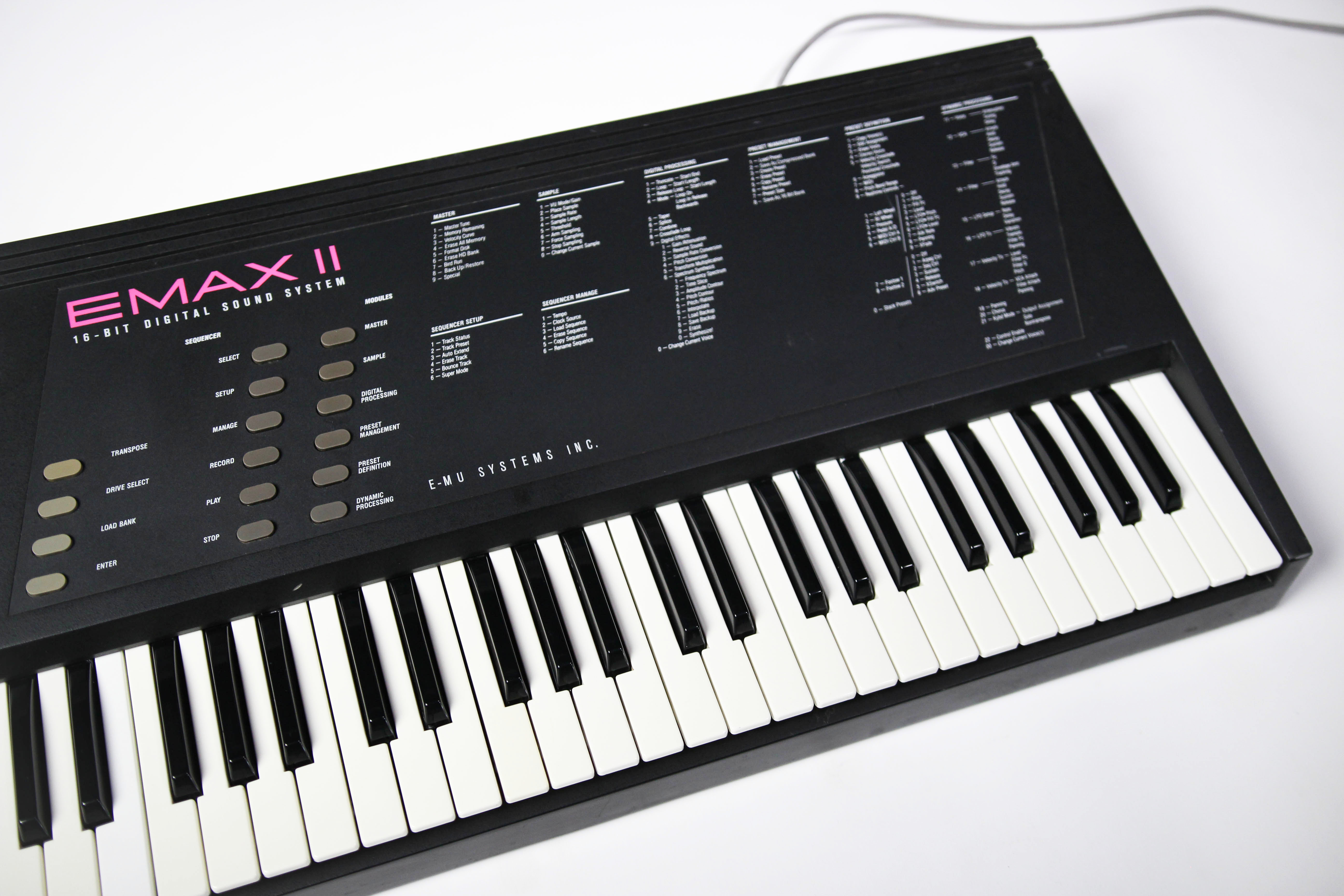 E-mu Emax II keyboard