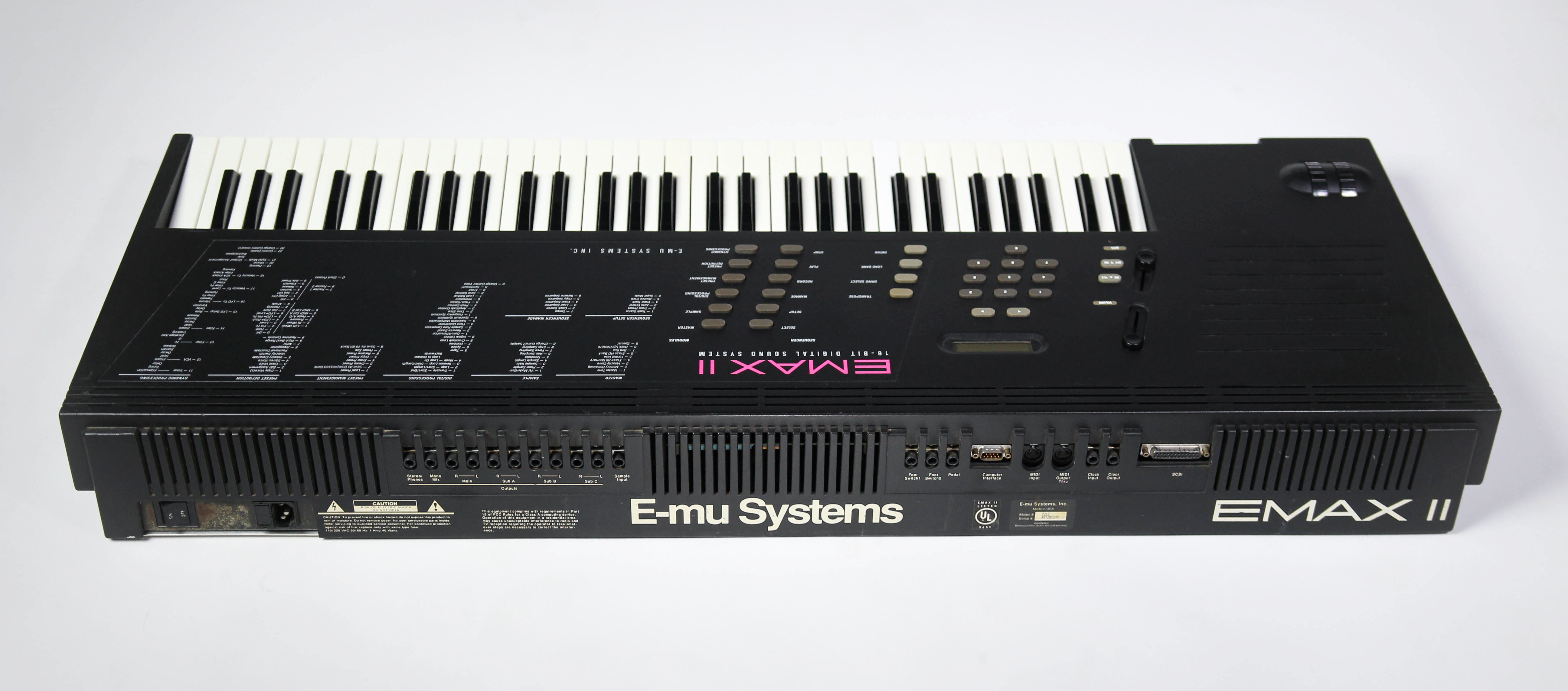 E-mu Emax II keyboard