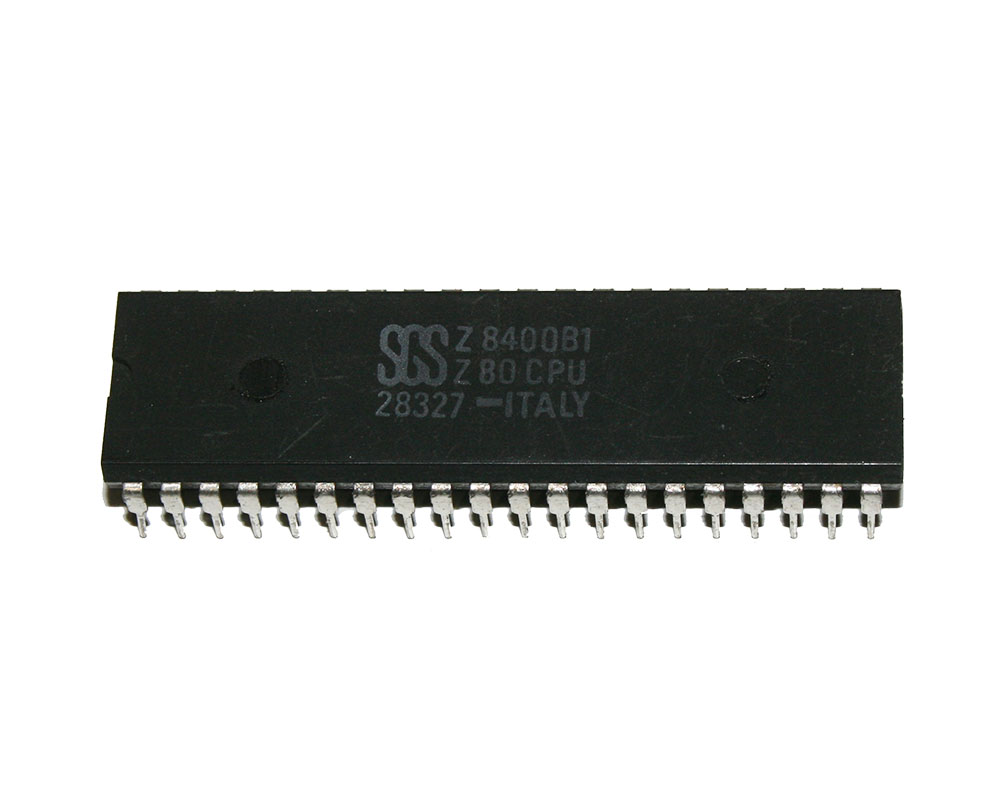 IC, Z80 microprocessor