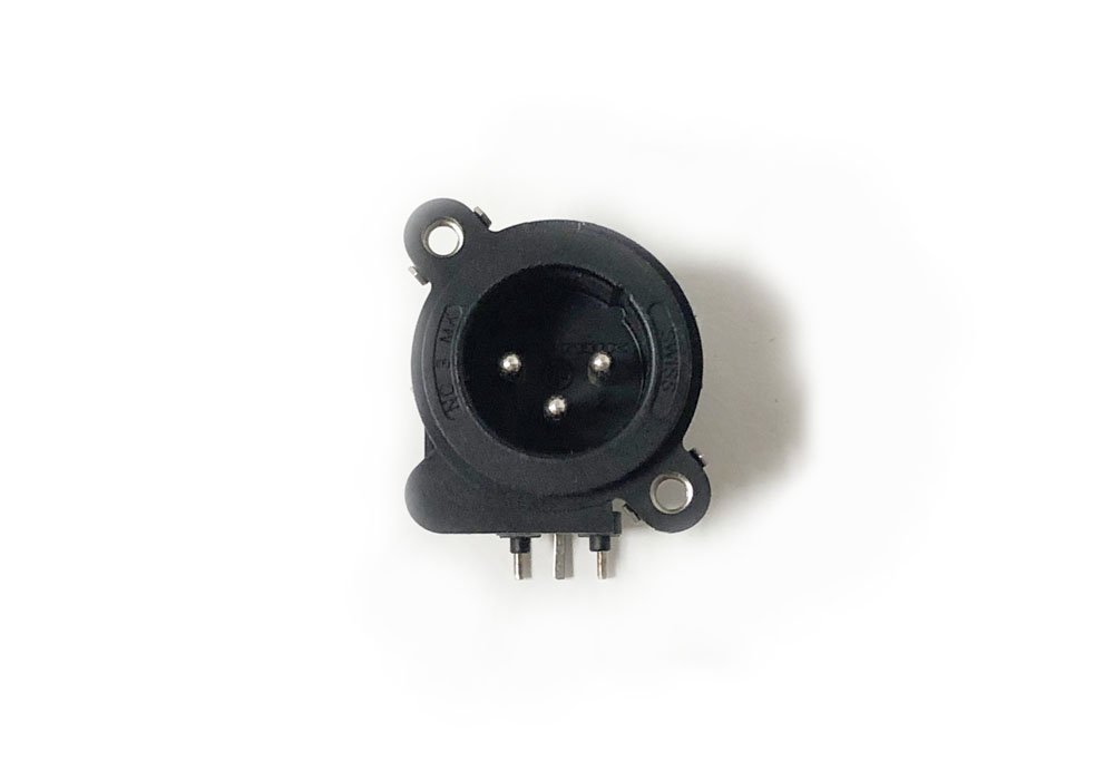 XLR connector, male