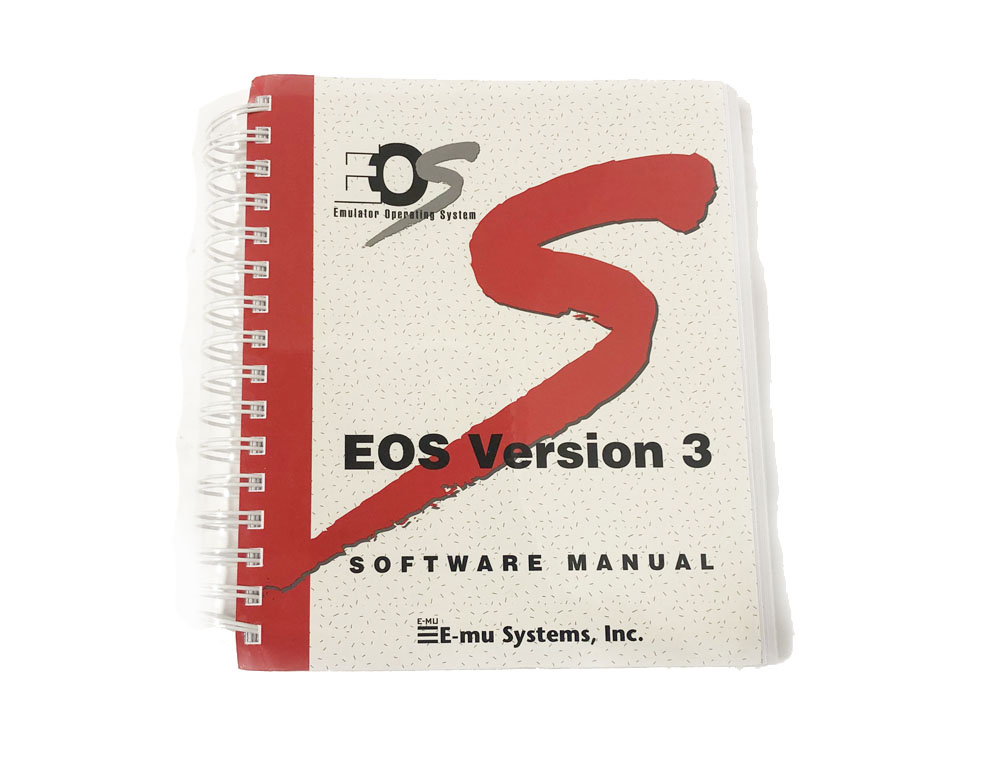 Manual, EOS v3.0
