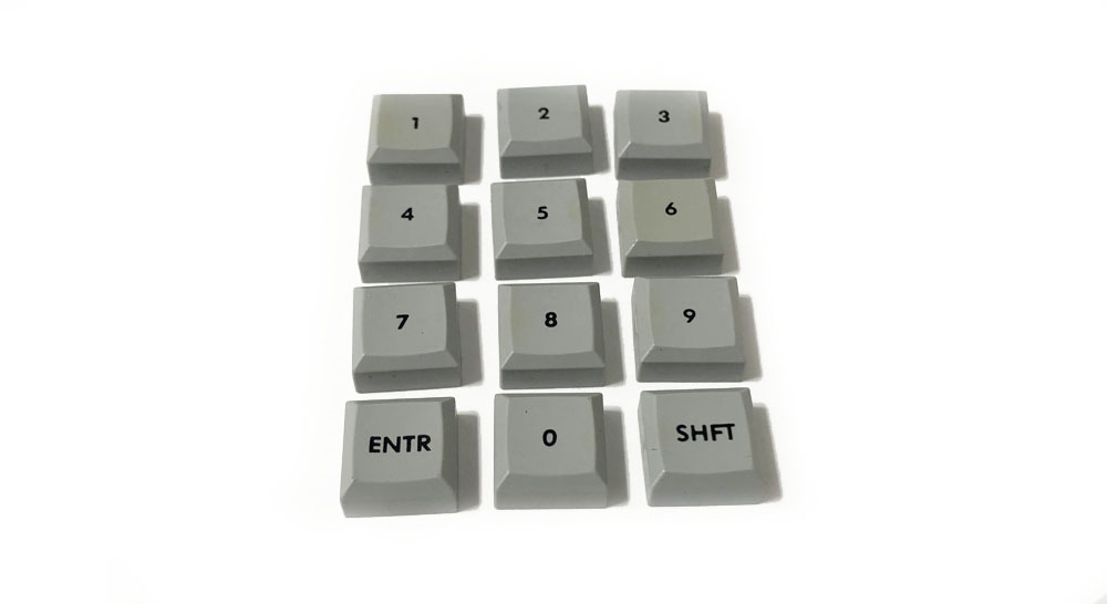 Buttons, keypad set, Kurzweil