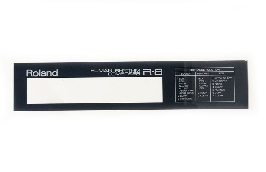 Display cover, Roland R-8