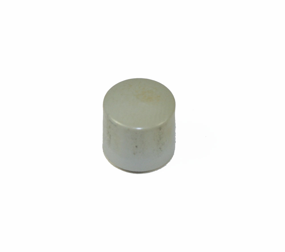 Power switch cap, round, gray