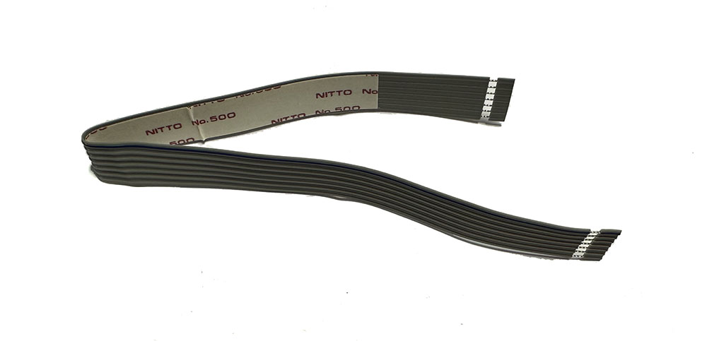 Ribbon cable, 7-wire, 10-inch