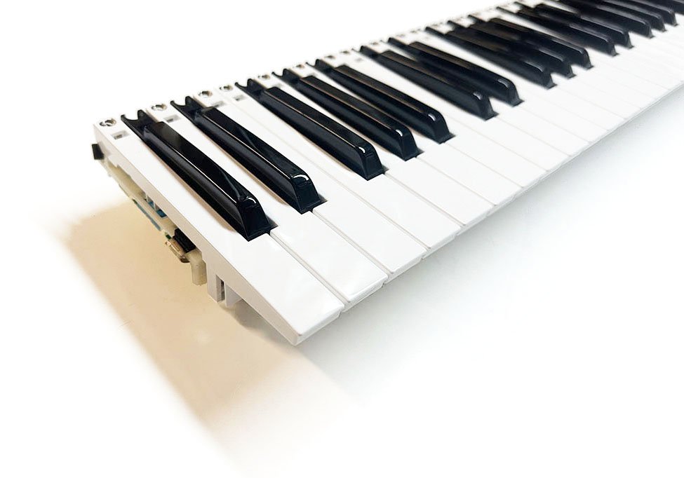 Keybed assembly, 61-note