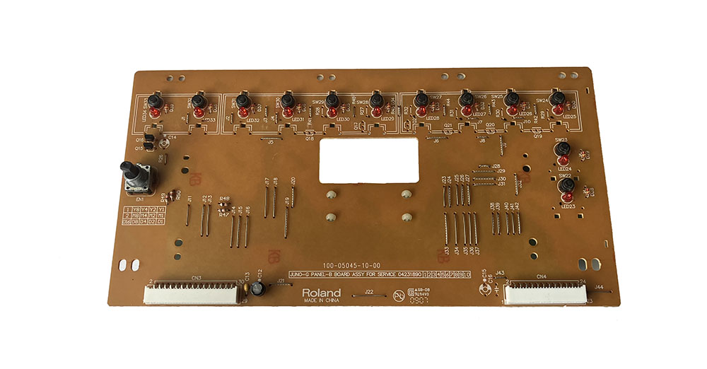 Panel board, center, Roland Juno-G