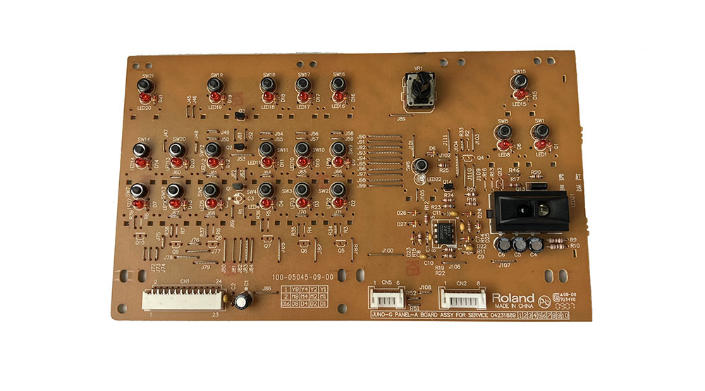 Panel board, left, Roland