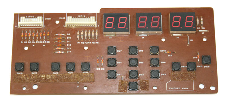 Panel/display board, Korg Poly-800