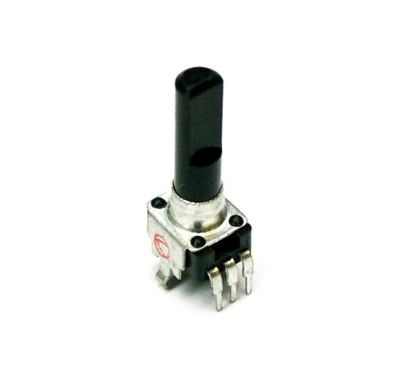 Potentiometer, 10KB rotary with center detent