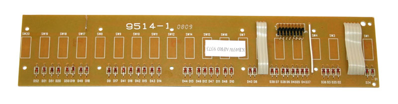 Key contact board, 20-note