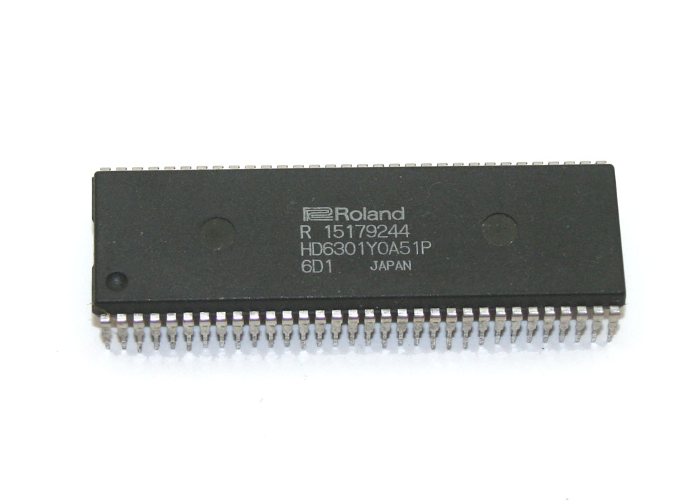 IC, Roland HD6301Y0A51P CPU chip