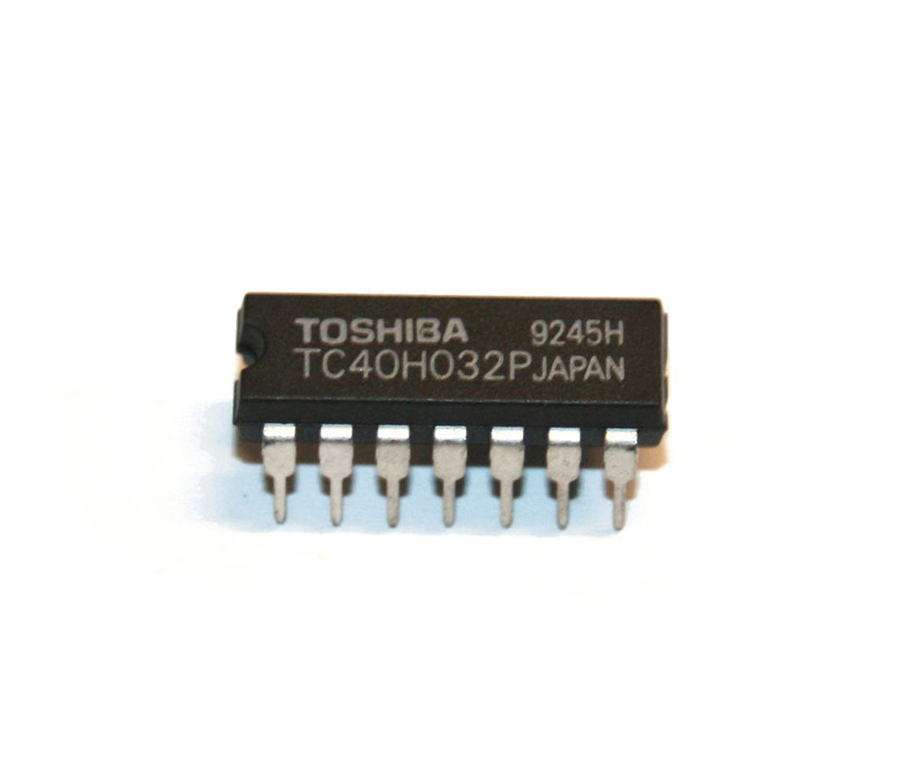 IC, TC40H032 quad 2-input OR gate