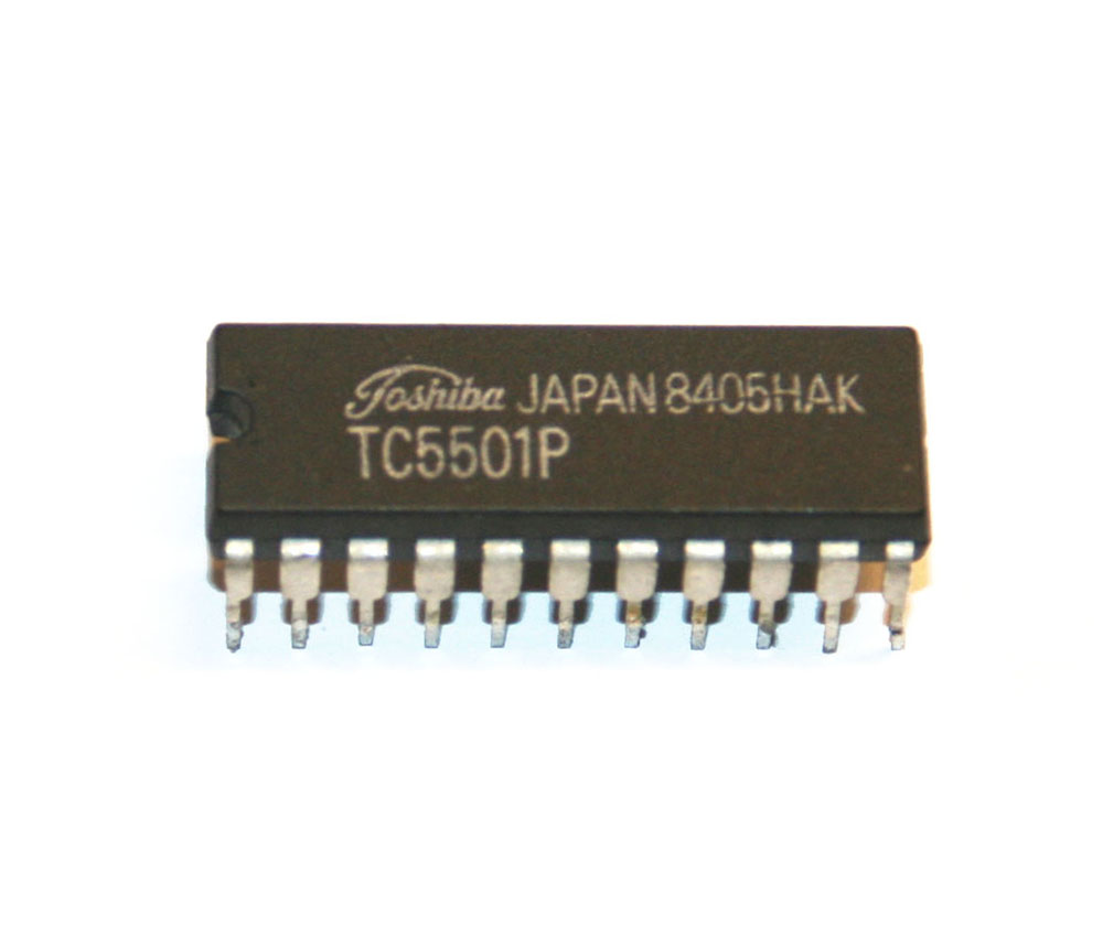 IC, TC5501P SRAM chip