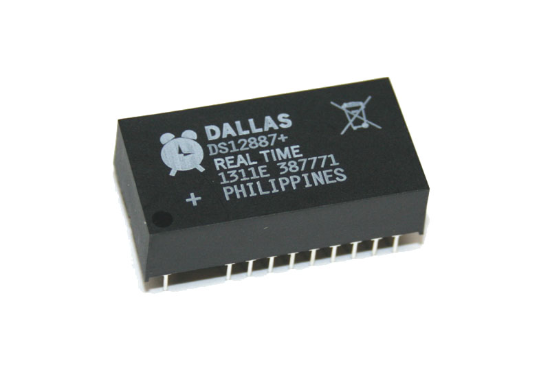 IC, DS12887 real time clock chip, with battery