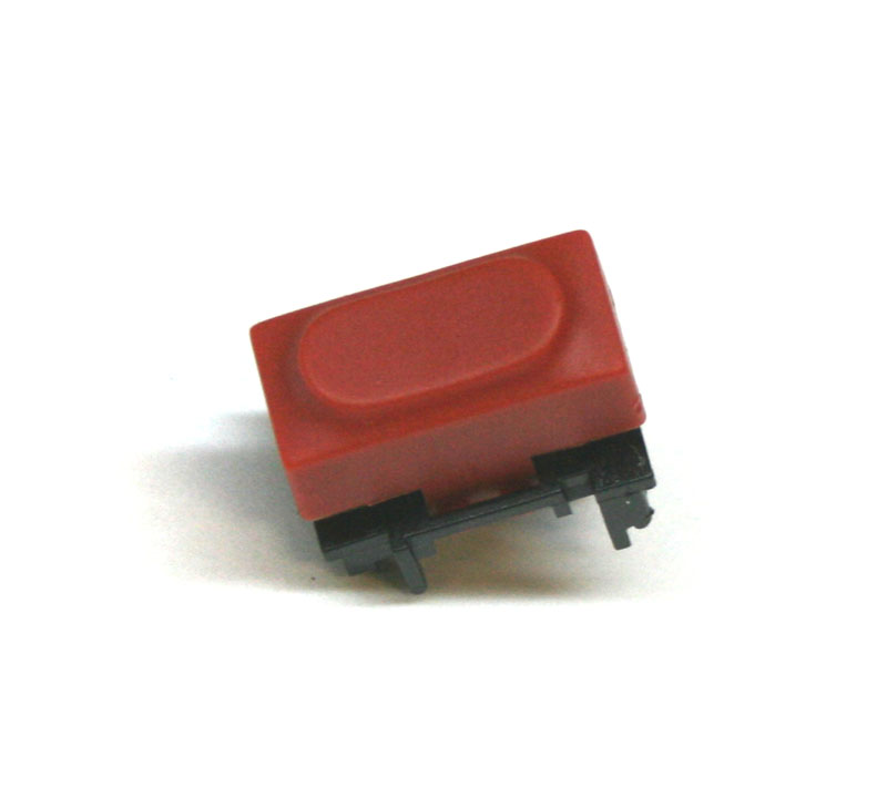 Pushbutton switch with red cap