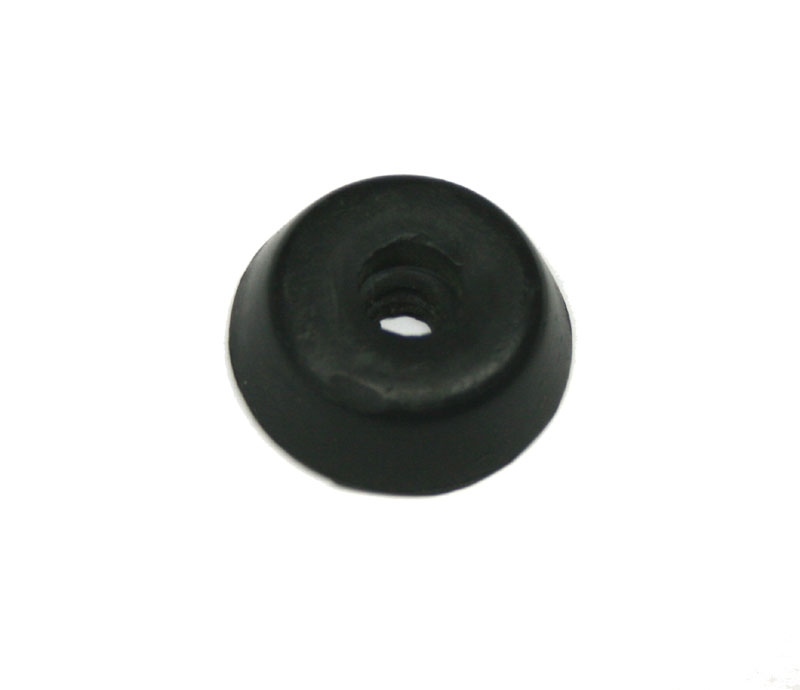 Rubber foot, 3/8-inch tall