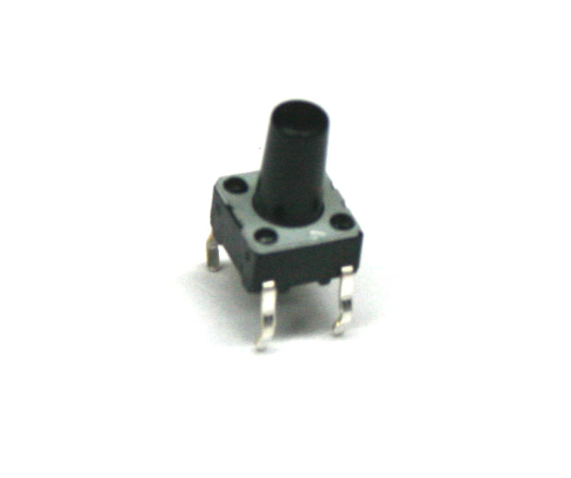 Pushbutton tact switch, 9.5mm, 4-pin