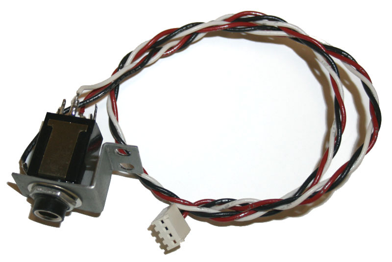 Headphone jack with wiring harness, Ensoniq