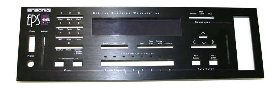 Faceplate with bezel, EPS-16 Plus Rack