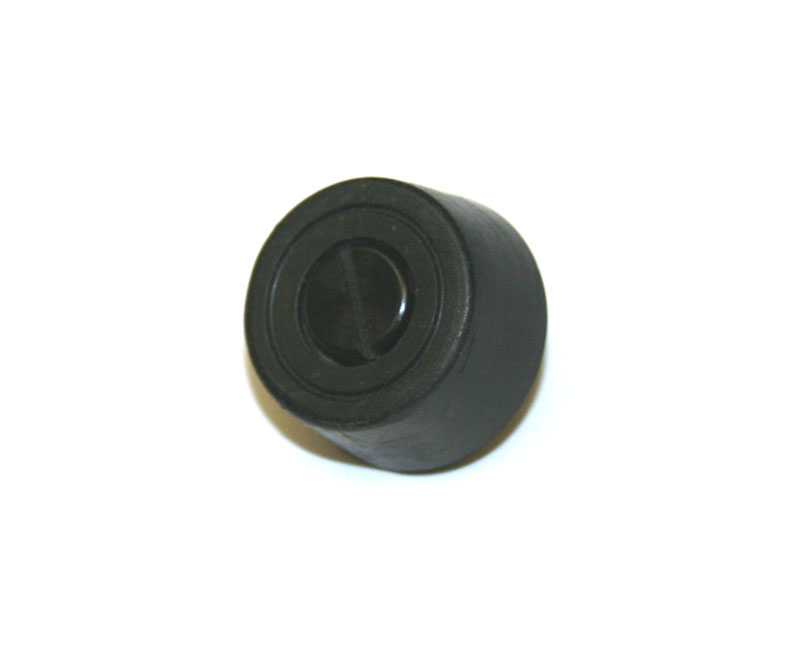 Rubber foot, 3/8-inch tall, with lock pin