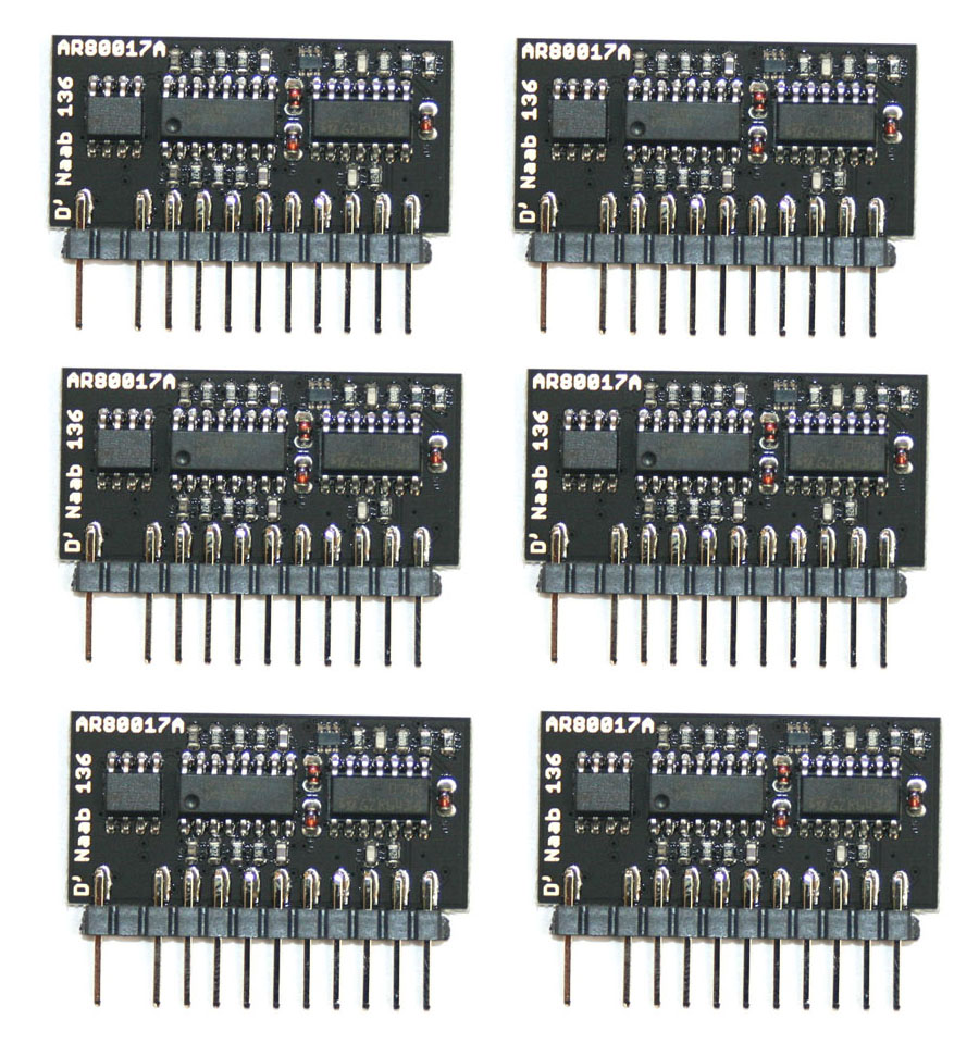 Voice chips, AR80017A clones, set of 6