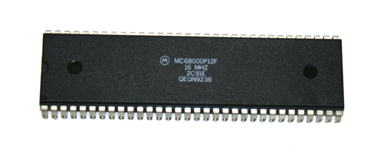 IC, 68000P12 processor chip