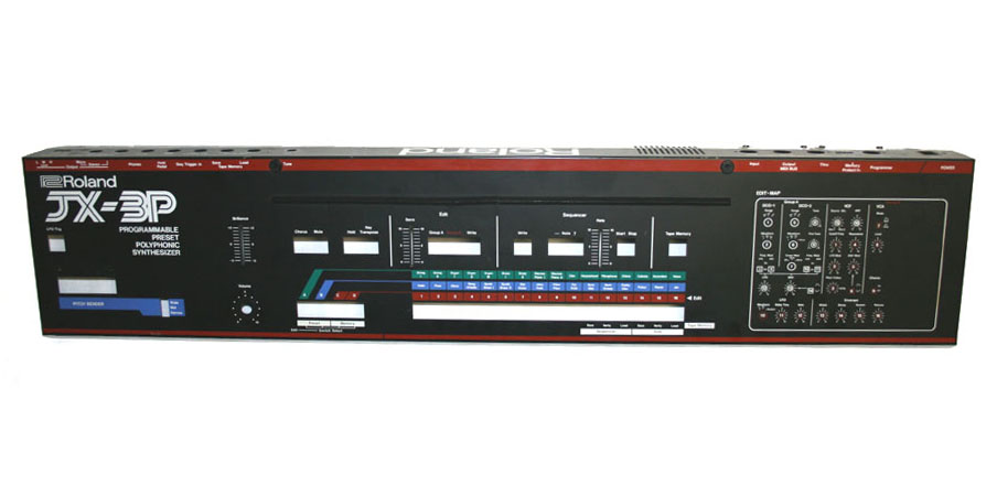 Front panel, Roland JX-3P