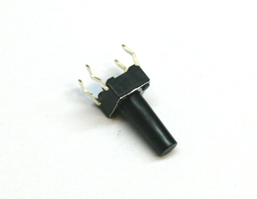 Pushbutton tact switch, 13mm, 4-pin