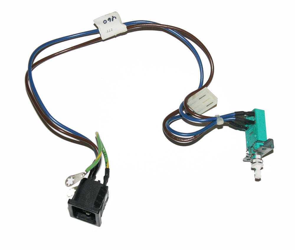 Power inlet/switch assembly