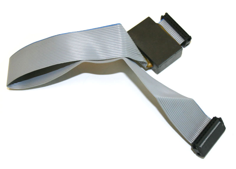 Ribbon cable, 14-inch, 20-pin with choke