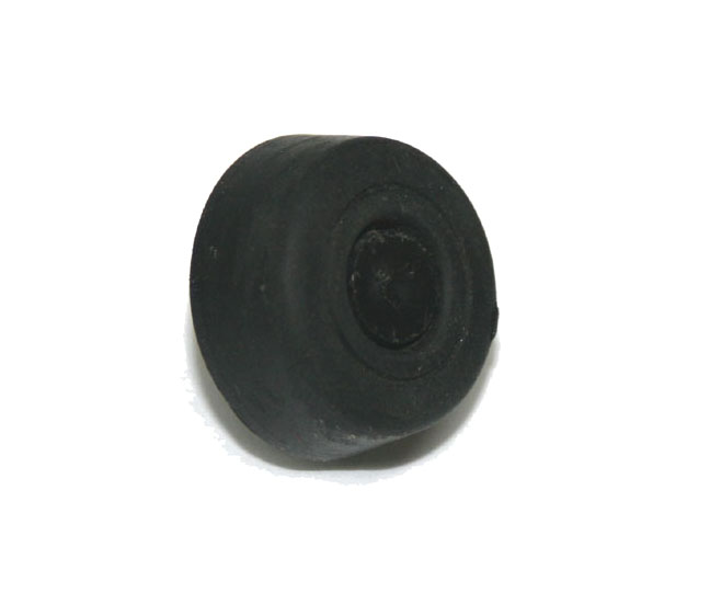 Rubber foot, 5/16-inch tall, with lock pin