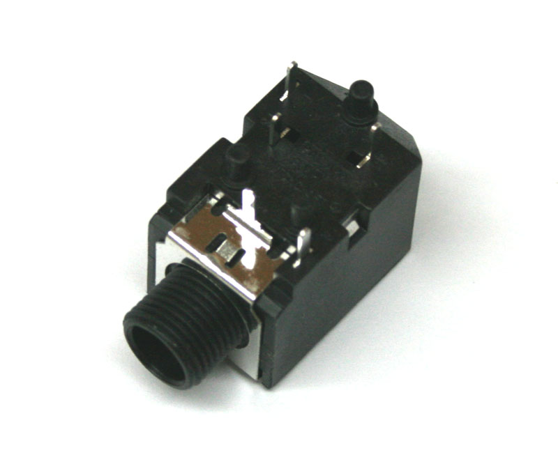 Phone jack, 1/4-inch, 5-pin PCB mount