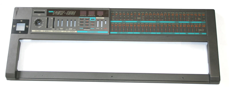Front panel, Korg Poly-800