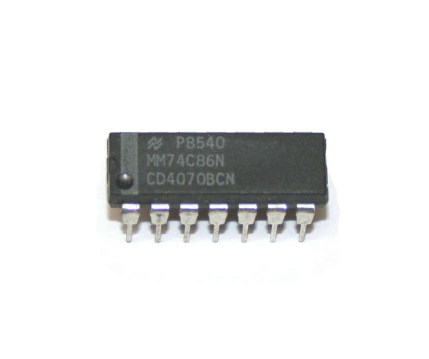 IC, 4070 quad 2-input exclusive OR gate