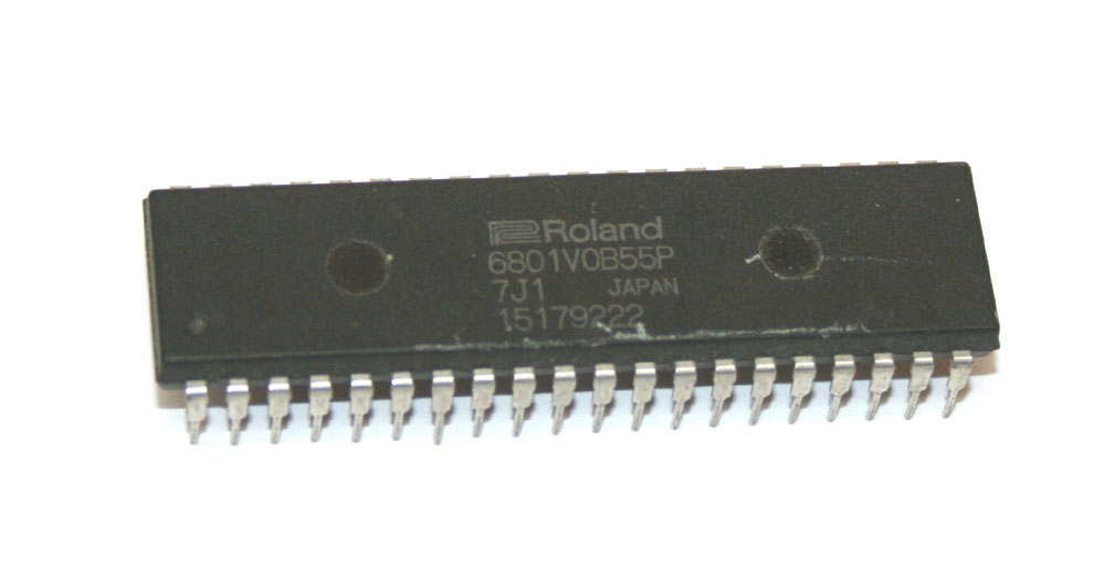 IC, 6801V0B55P MPU chip