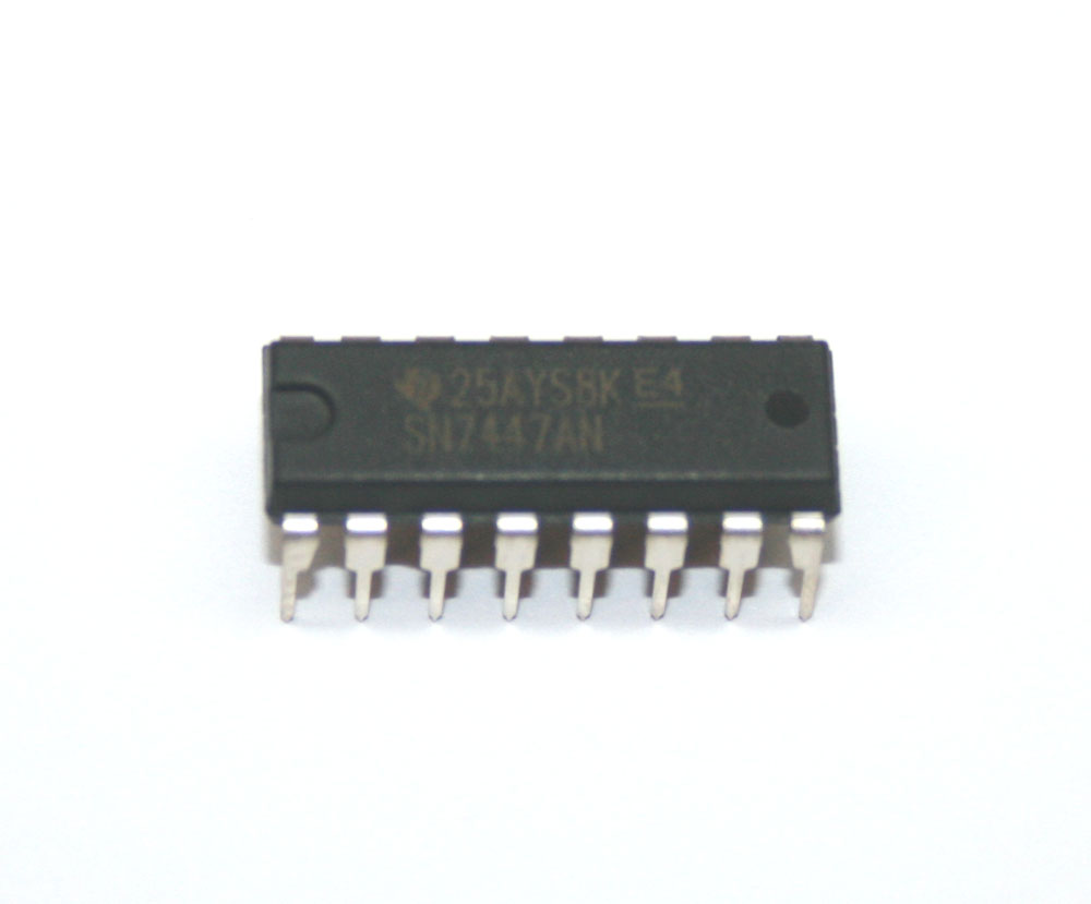 IC, 7447 LED display driver