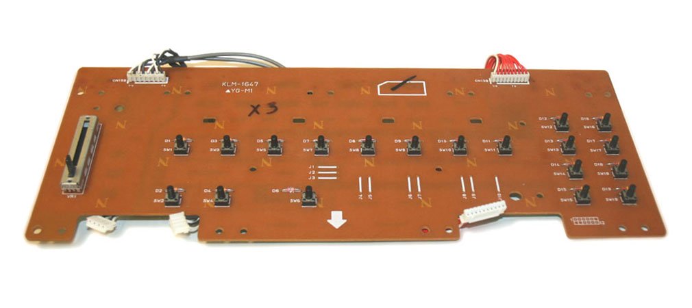 Panel board, left (KLM-1647), Korg