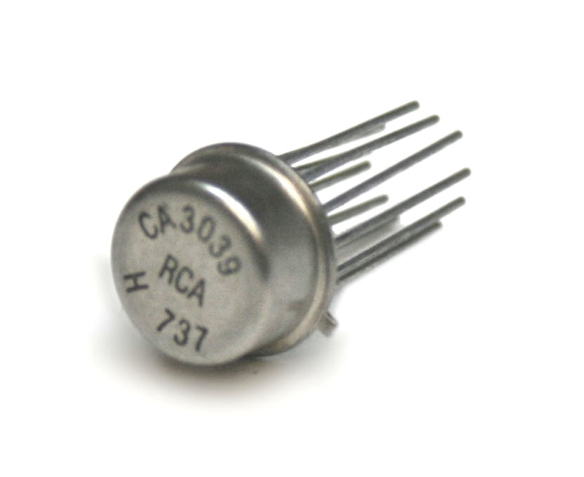 IC, CA3039 can-style diode array