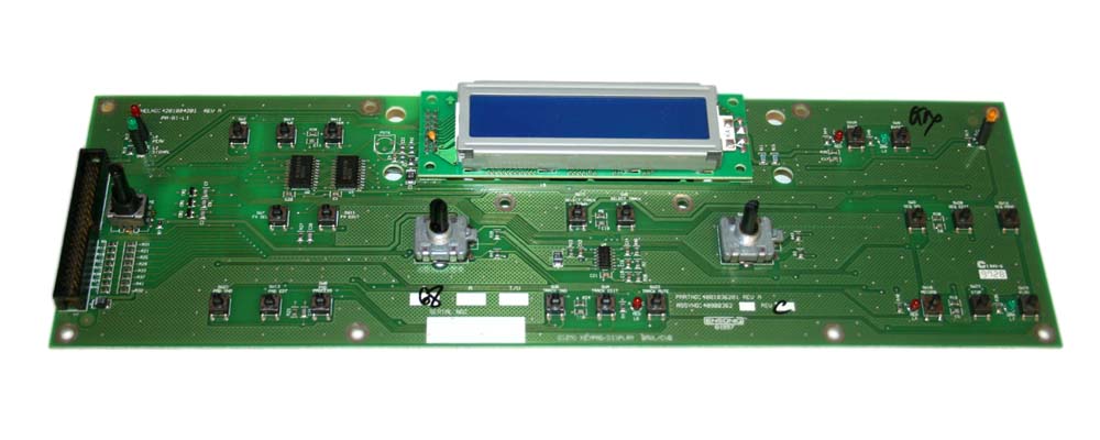 Panel/display board, Ensoniq ASR-X