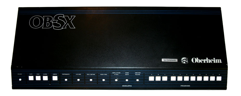 Front panel, Oberheim OB-SX