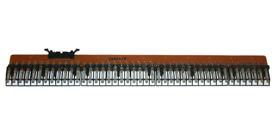 Key contact board assembly, 43-note, Yamaha