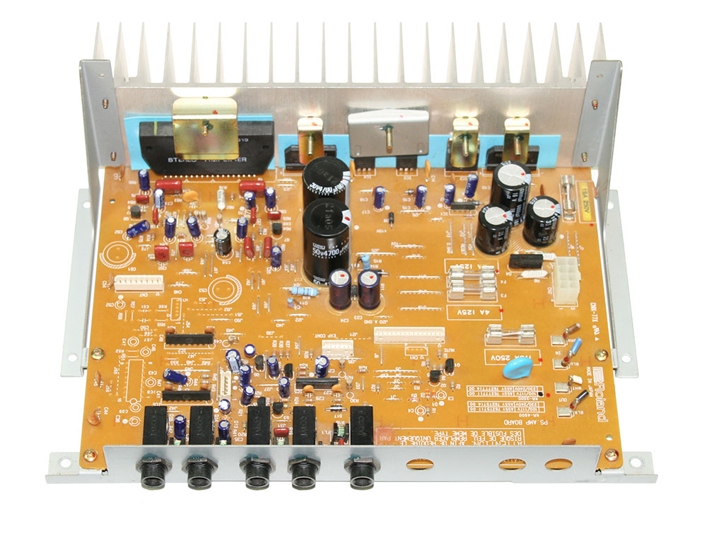 Power supply/amp board, Roland