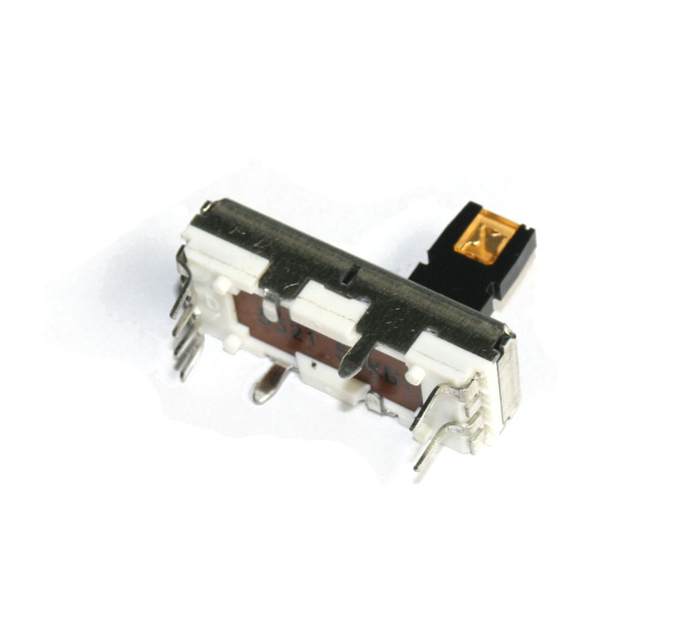 Slide potentiometer, 50KB with amber LED, 10mm