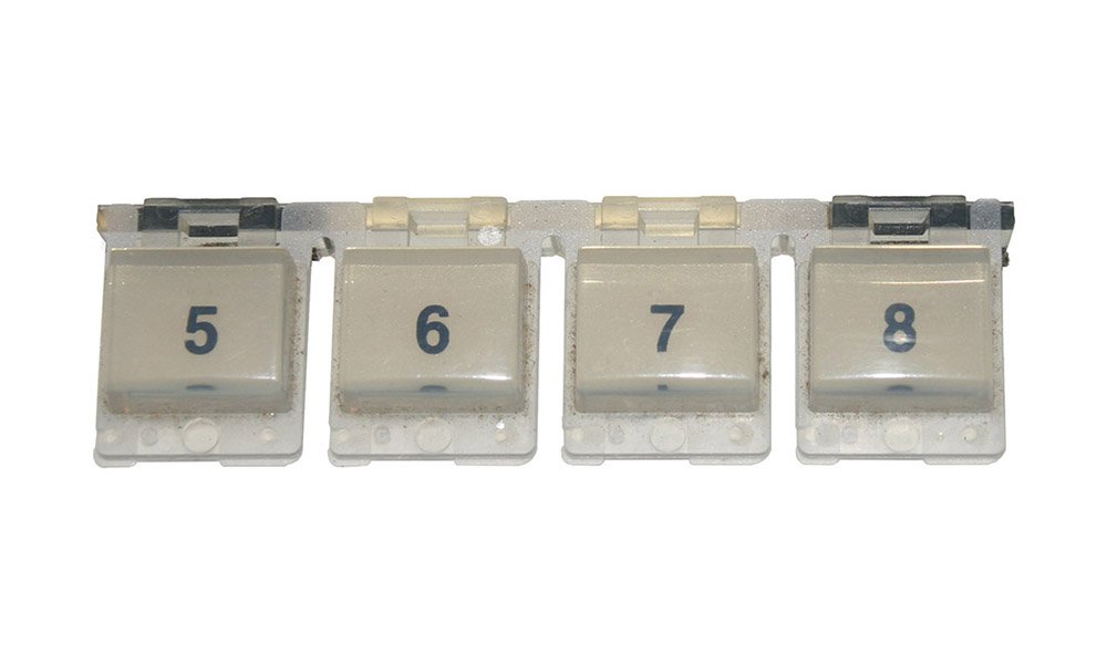 Button set, numbers 5-8, Yamaha