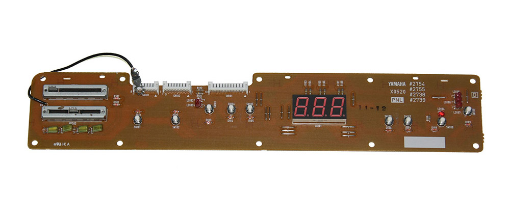 Panel board, left, Yamaha