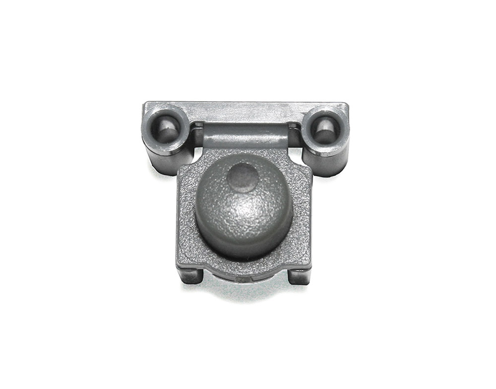 Button, medium gray, with LED window, Yamaha