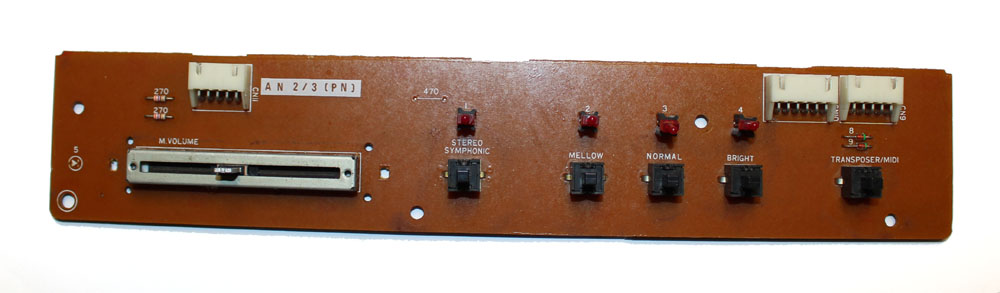 Panel board, Yamaha CLP-50