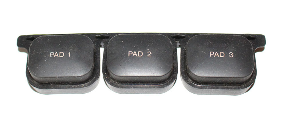 Button set, Pad 1, 2, 3, Technics
