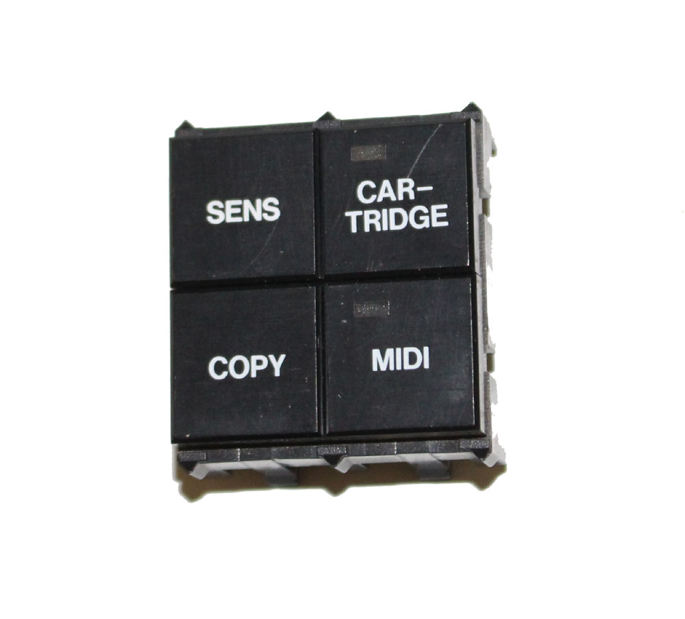Button set, 4 buttons, Sens/Cartridge/Copy/MIDI, Roland